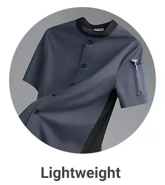 Lightweight chef coats