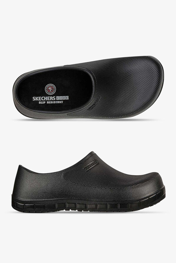 Skechers Work Women's Evaa SR Clogs - Black - 1