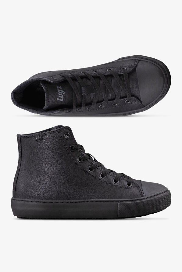 Lugz Women's Stagger Hi SR Athletic Lace Up Shoes - Black - 1