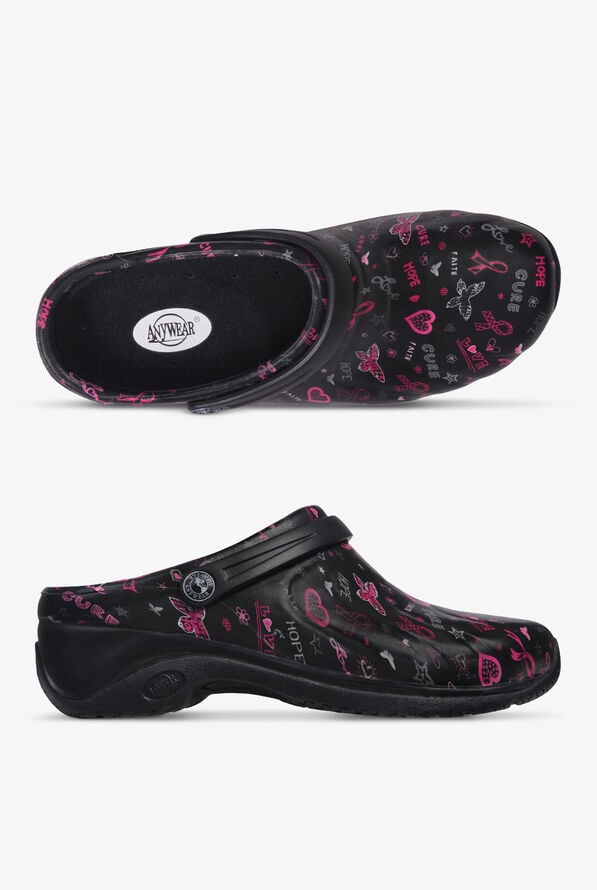 Anywear Women's Zone Love, Hope, and Cure Clogs - null - 1