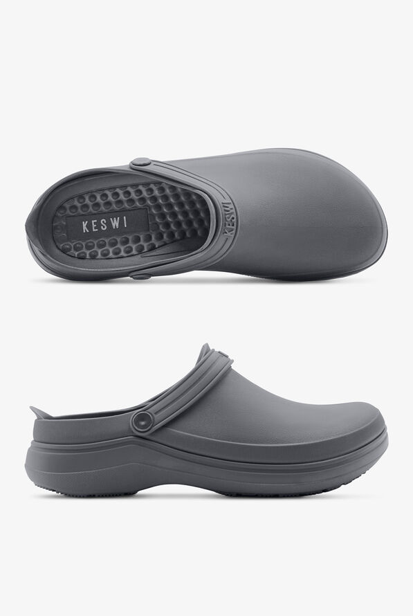 Zuecos KESWI Extra Comfort Classic con talón abierto para hombre - Pewter - 1