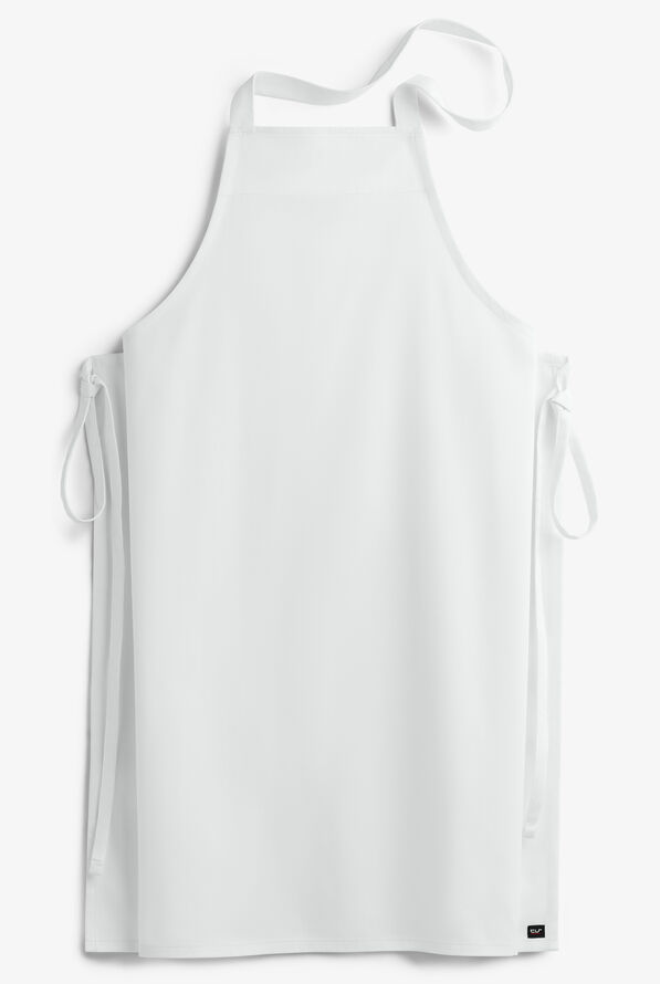 On The Line Chef Unisex Durable Bib Chef Apron - White - 2