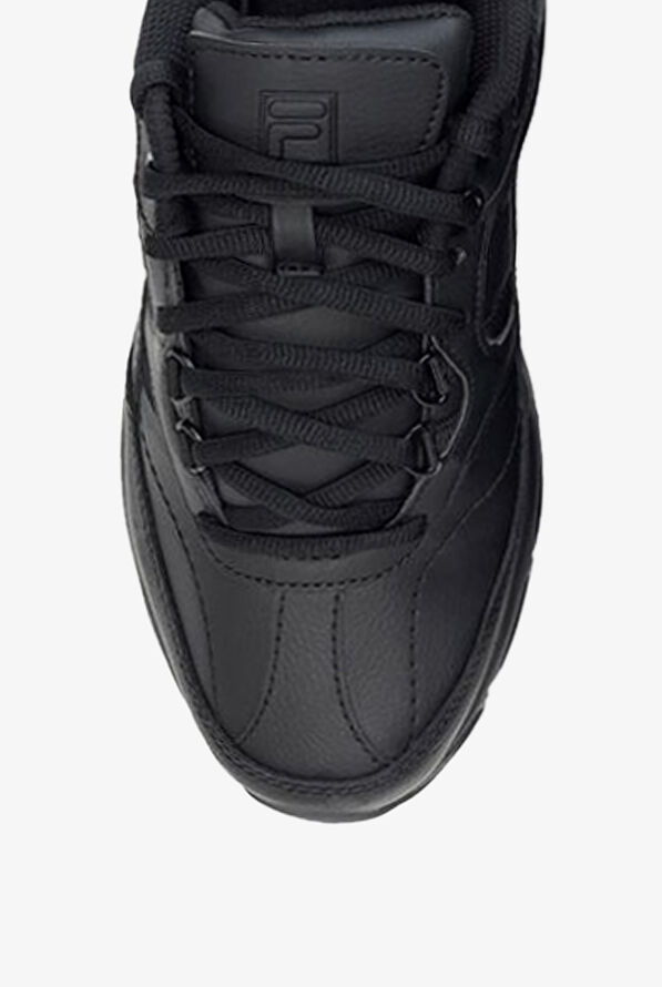 FILA Men's Memory Workshift Athletic Lace Up Shoes - Black - 3
