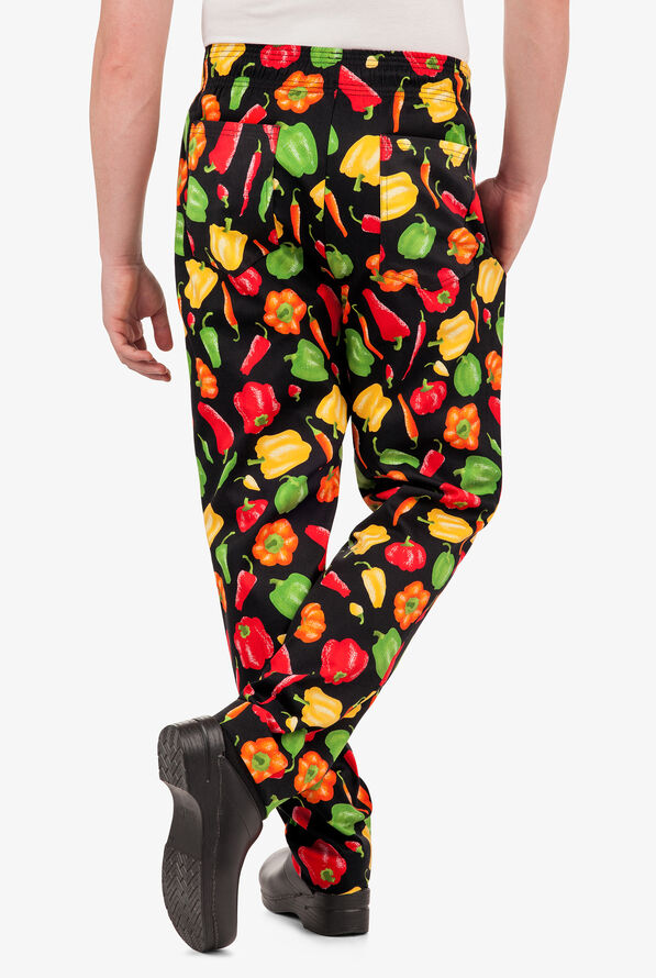 UA CHEF™ Peppers Men's 4-Pocket Baggy Printed Chef Pants - null - 2