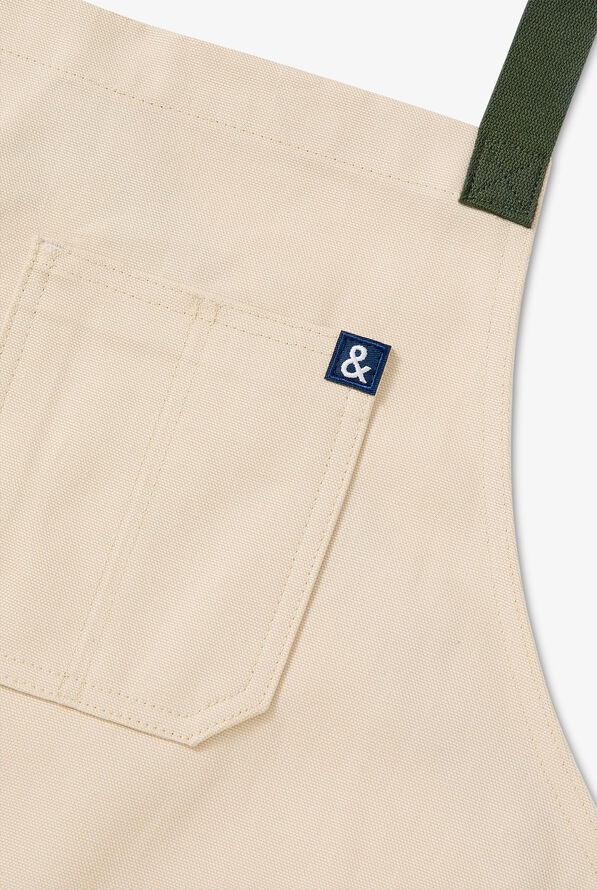 Hedley and Bennett Crossback Unisex Apron - Sage White - 2