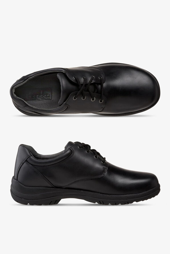 Dansko Men's Walker Black Lace Up Shoes - Black - 1