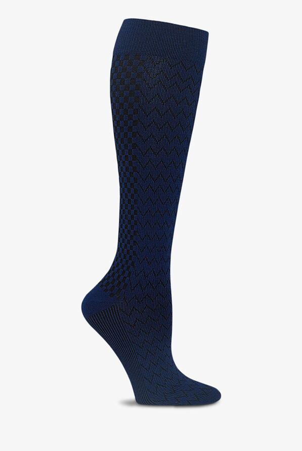 Cherokee True Support Women's 10-15 mmHg Wide Light Compression Socks - Midnight - 1