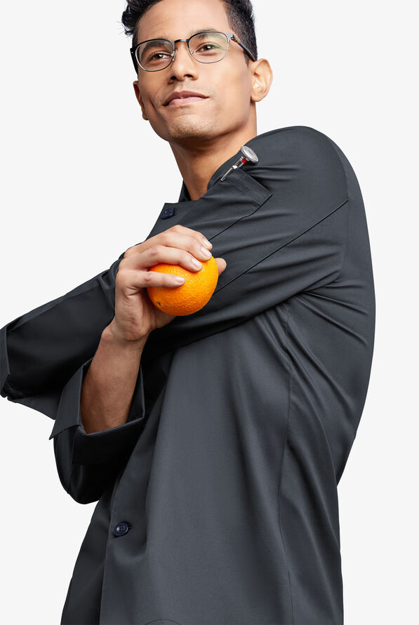 Chaqueta reversible manga larga de gastronomía CHEF 360 STRETCH con 2 bolsillos y doble abotonadura para hombre - Pewter - 3