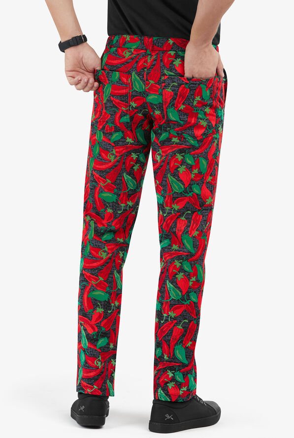 UA CHEF&trade; Hot Stuff Men's 4-Pocket Executive Printed Chef Pants - null - 2