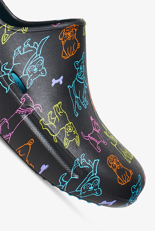 Anywear Unisex Streak Playful Pups Slip On Shoes - null - 3