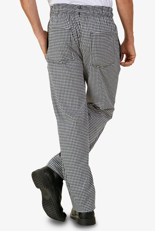 UA CHEF™ Houndstooth Men's 4-Pocket Baggy Printed Chef Pants - null - 2