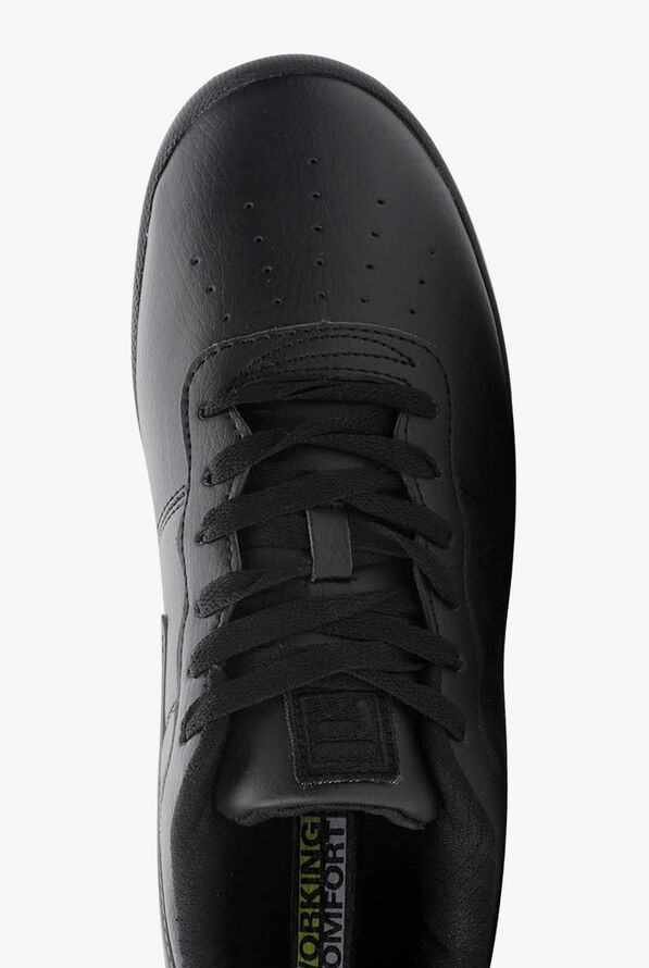 FILA Men's Vulc 13 Black Athletic Lace Up Shoes - null - 2