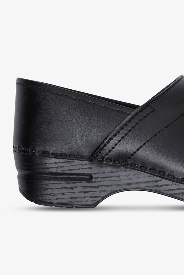 Dansko Unisex Professional Box Leather Clogs - Black Box - 4