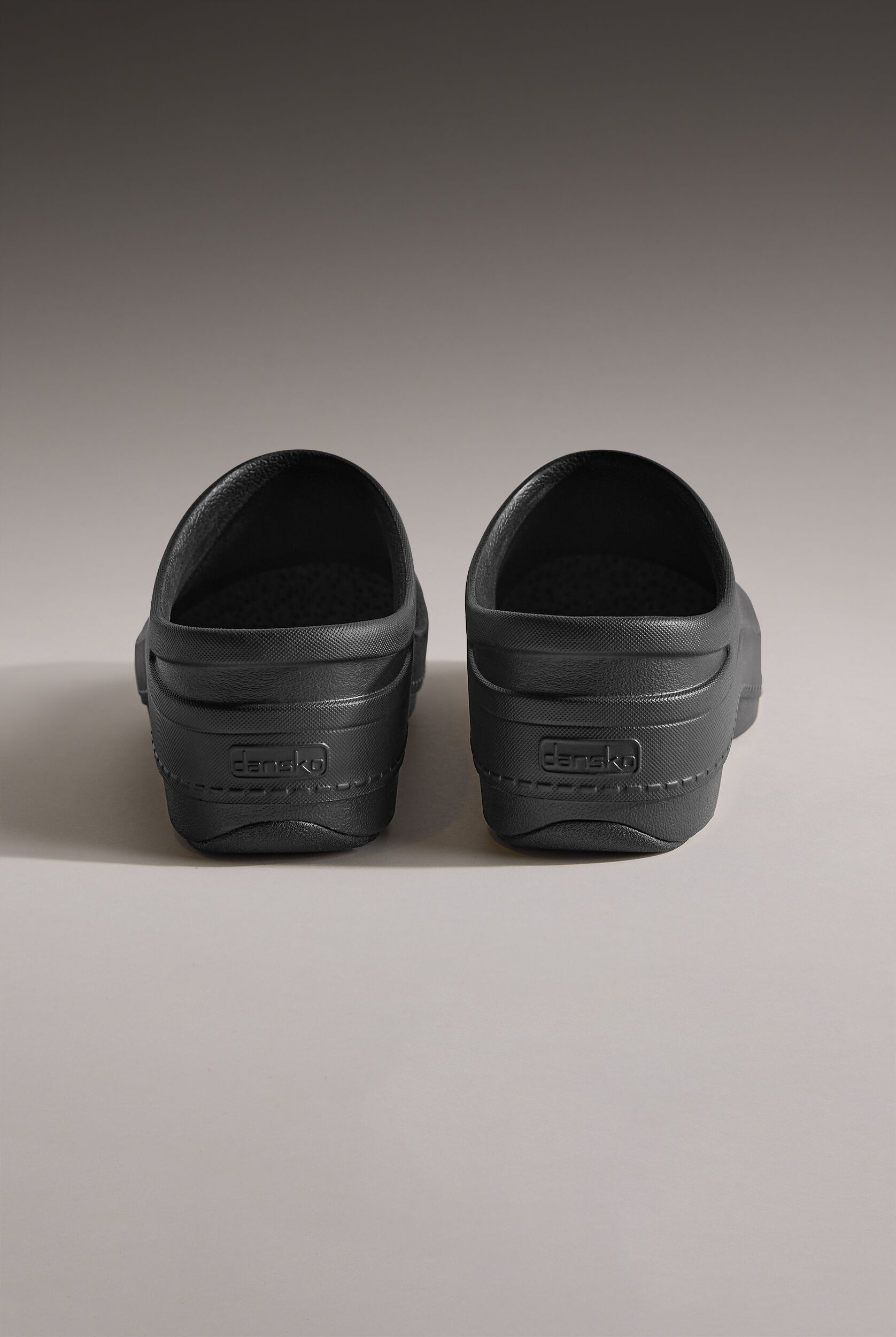 Dansko Women's Kaci SR Black Backless Clogs, Non-Slip Nursing Shoes