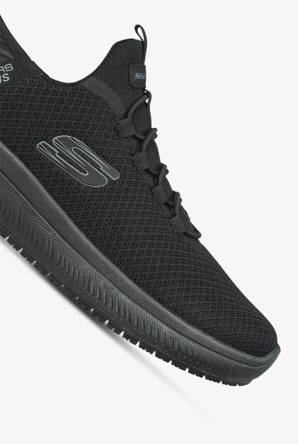 Skechers Work Men's SLIP-INS SUMMITS SR Black Athletic Nursing Shoes