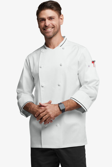 Chef Uniforms Men's 3/4 Sleeve Double Breasted Executive Chef Coat