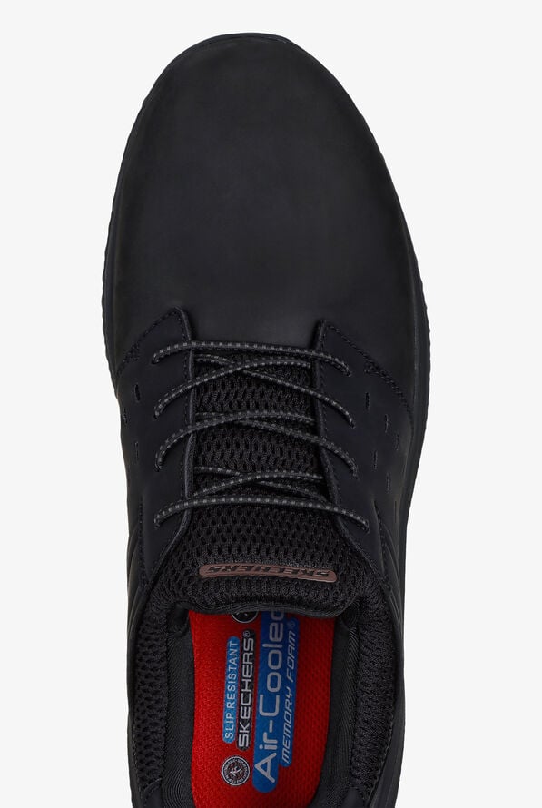 Zapatillas deportivas de enfermería Skechers Work  DELSON 3.0 SR Black Bungee Slip On para hombre - Black - 2