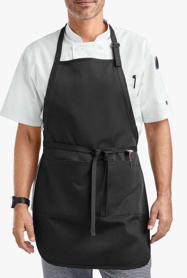 Port Authority® Easy Care Full-Length Apron with Stain Release - Black - 1