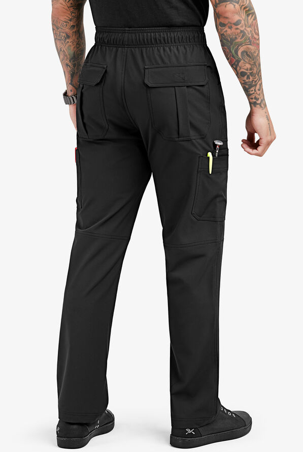 Pantalón de gastronomía CHEF PERFORMANCE STRETCH con 6 bolsillos para hombre - Black - 2