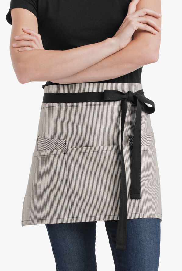 Industry Line Railroad Denim Waist Apron with Grommets, Chef Aprons