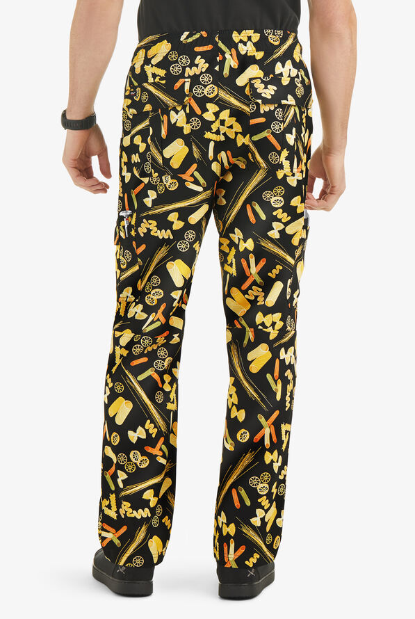 UA CHEF&trade; Pasta Al Dente Men's 7-Pocket Utility Printed Chef Pants - null - 3
