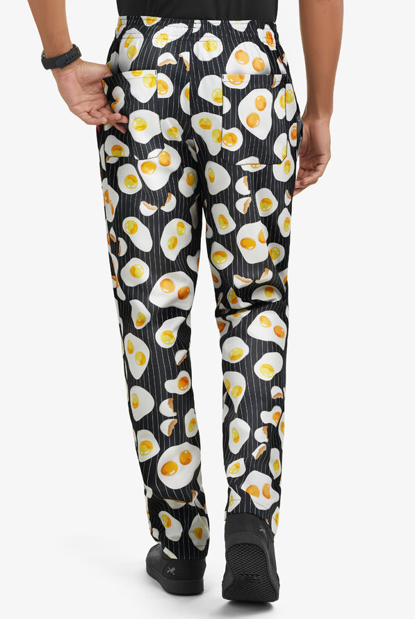 Pantalón estampado de gastronomía UA CHEF™ Eggspected de corte holgado con 4 bolsillos para hombre - null - 3
