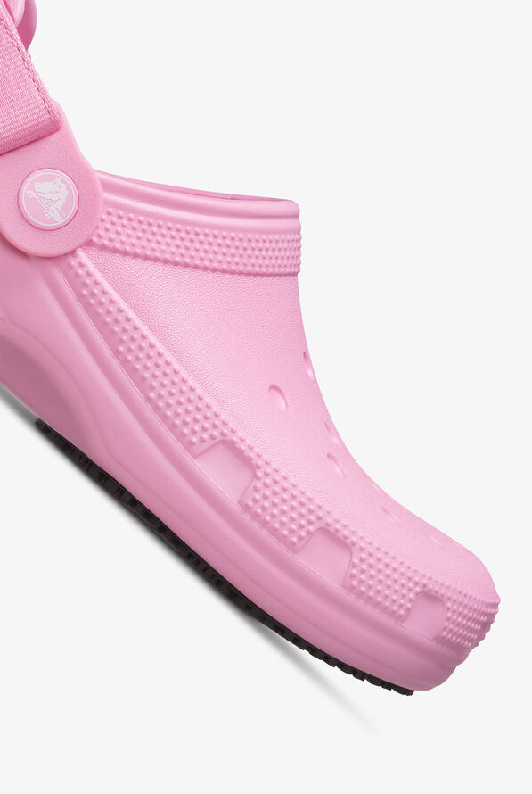 Crocs Unisex Classic Work Pink Tweed Clogs - null - 3