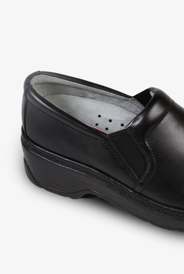 Klogs Women's Naples Smooth Leather Clogs - Black - 4