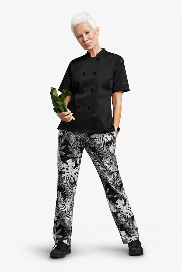 UA CHEF&trade; Jungle Paradise Women's 4-Pocket Printed Chef Pants - null - 4