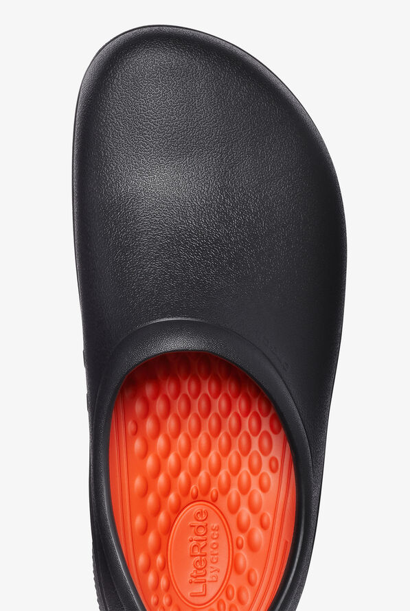 Crocs Men's On the Clock Literide Clogs - Black - 2