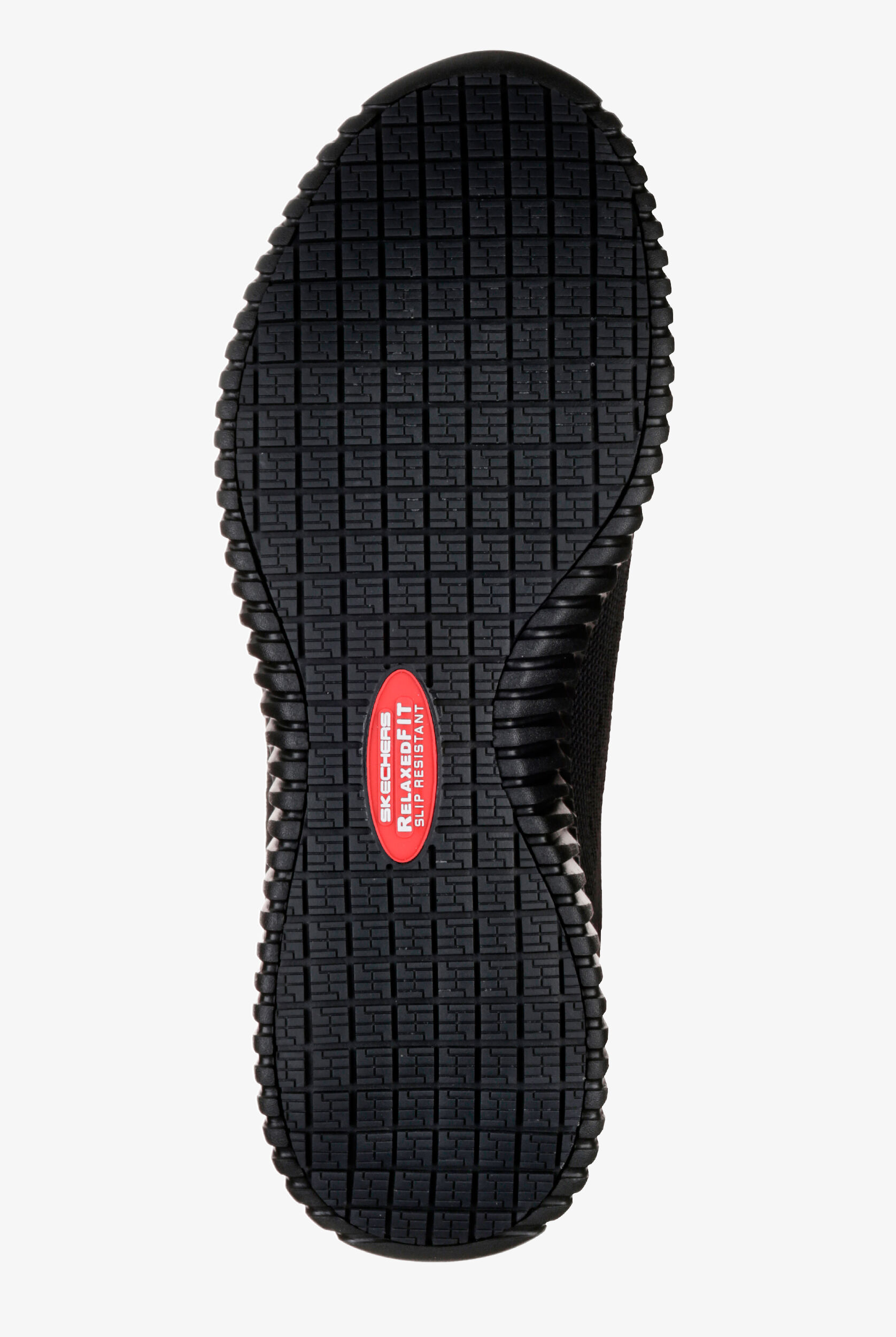 ころすけ Skechers 77188/BLK Men's Work Cessnock Slip Resistant Work