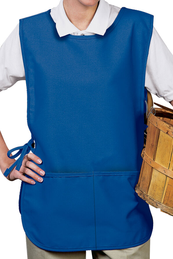 Chef Uniforms Unisex 2-Pocket Cobbler Full-Rounded Chef Apron - Royal - 1