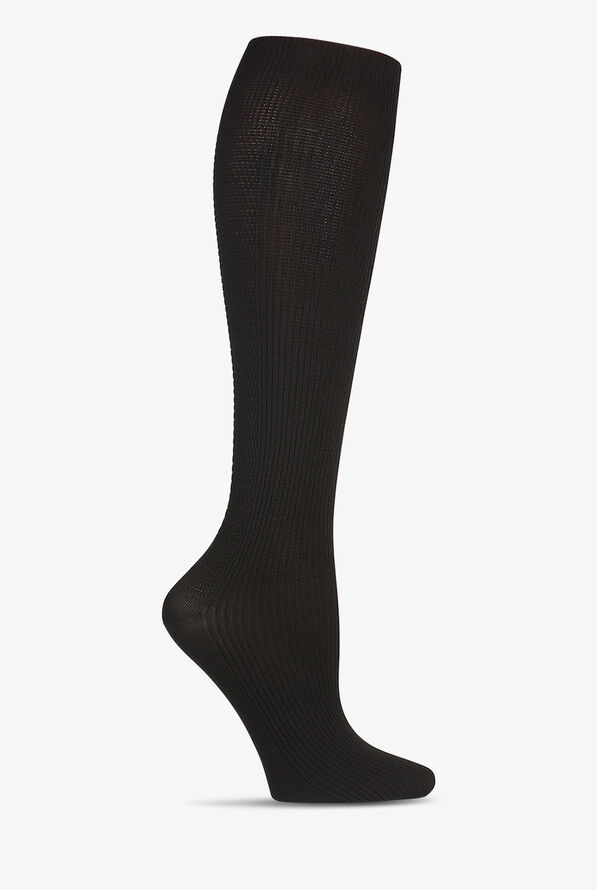 Cherokee Women's 8-12 mmHg Light Compression Socks - Black - 1