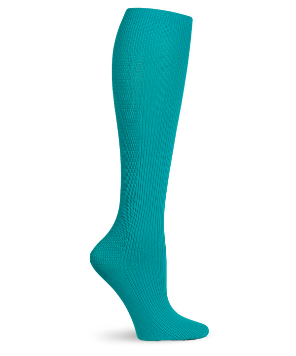 Calcetines de compresión suave Cherokee para mujer - 8-12 mmHg - Teal - 1
