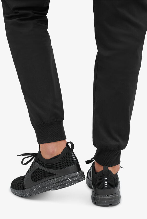 KESWI Women’s Black/Black Speckled Athletic Lace Up Shoes - null - 6