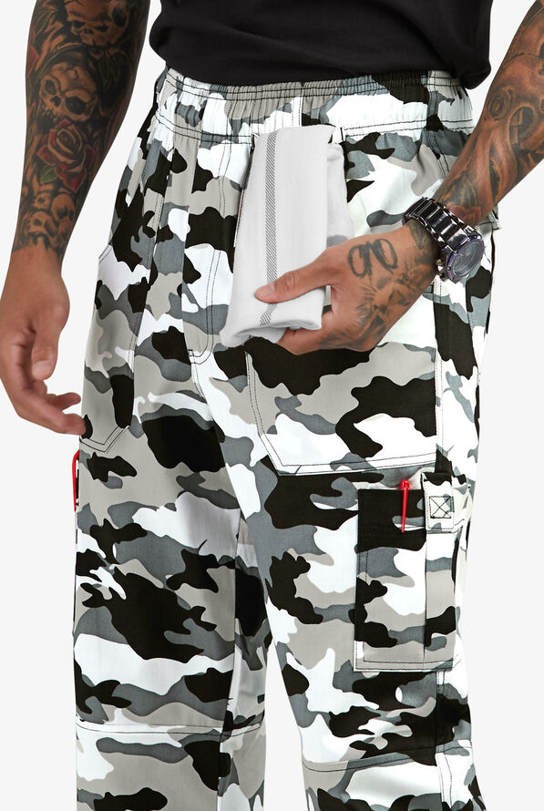 Pantalón estampado de chef UA CHEF™ Camouflage con 7 bolsillos para hombre - null - 2
