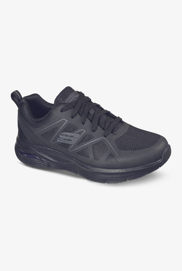 Skechers Work Men's Arch Fit SR Axtell Athletic Lace Up Shoes - Black - 5