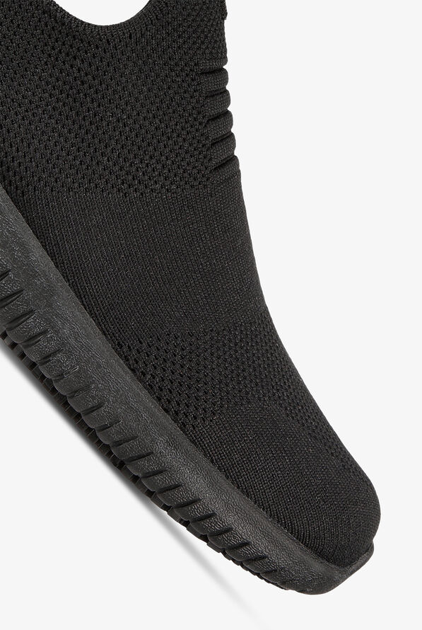 Skechers Work Women's Ultra Flex SR Athletic Slip On Shoes - Black - 3