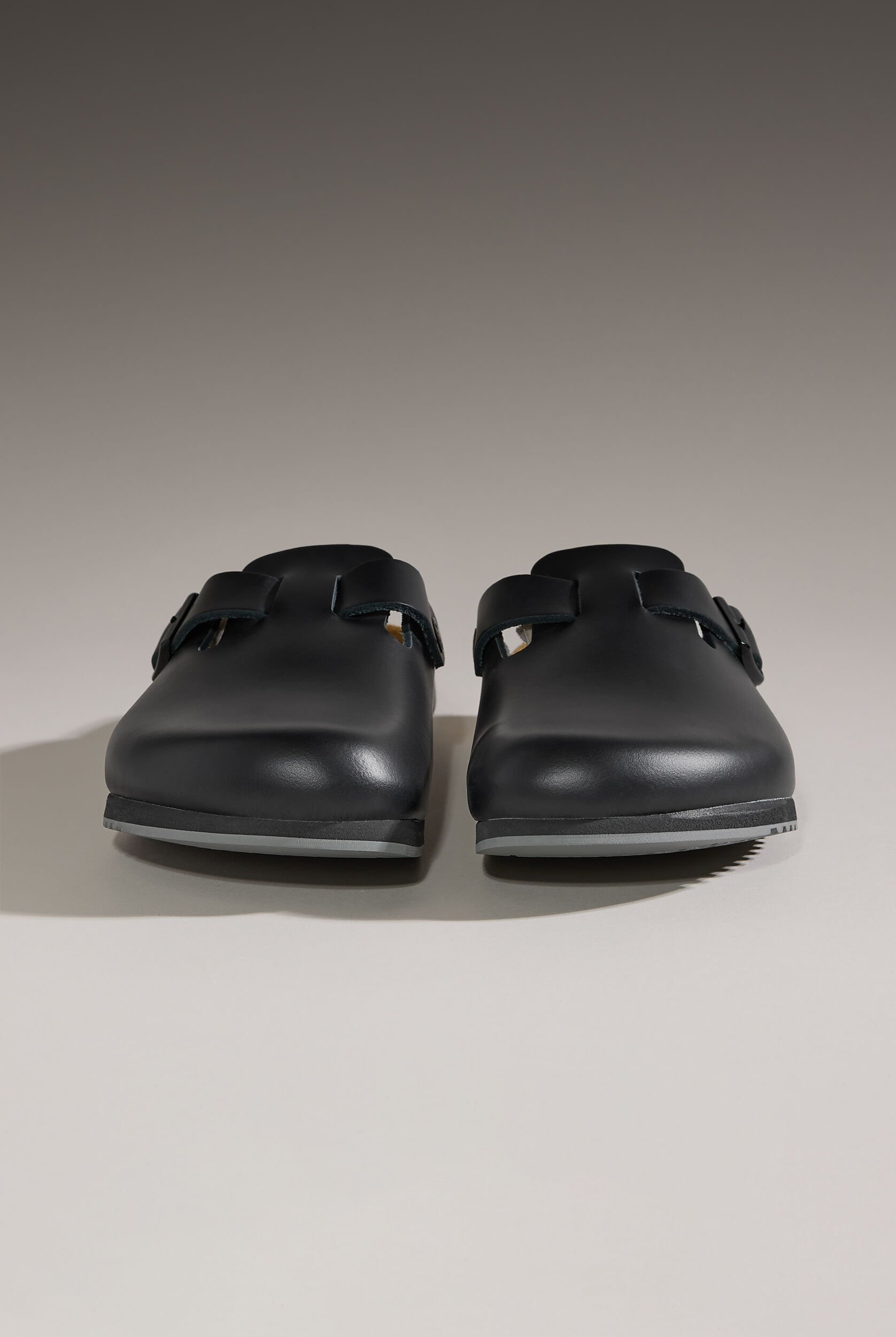 Birkenstock Unisex Boston Super Grip Black Clogs, Nursing Shoes