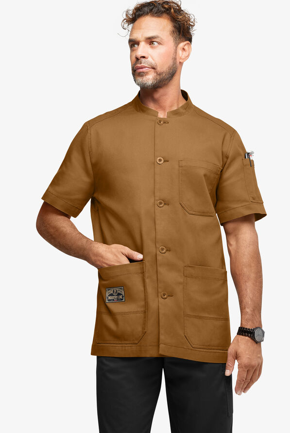 Chaqueta de chef manga corta Industry Line para hombre - Rust - 1