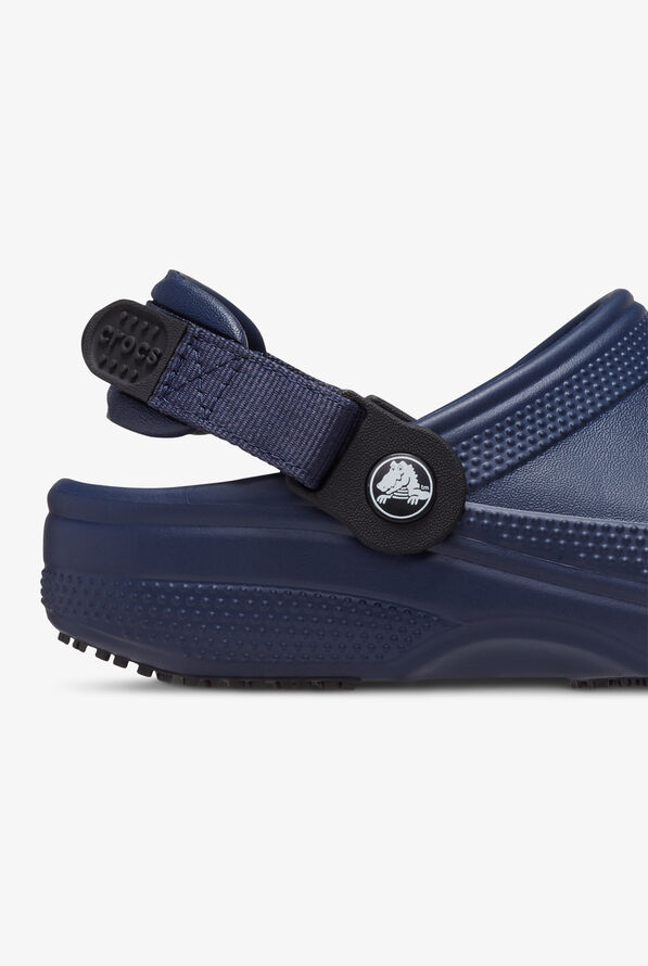 Crocs Unisex Classic Work Navy Clogs - Navy - 4