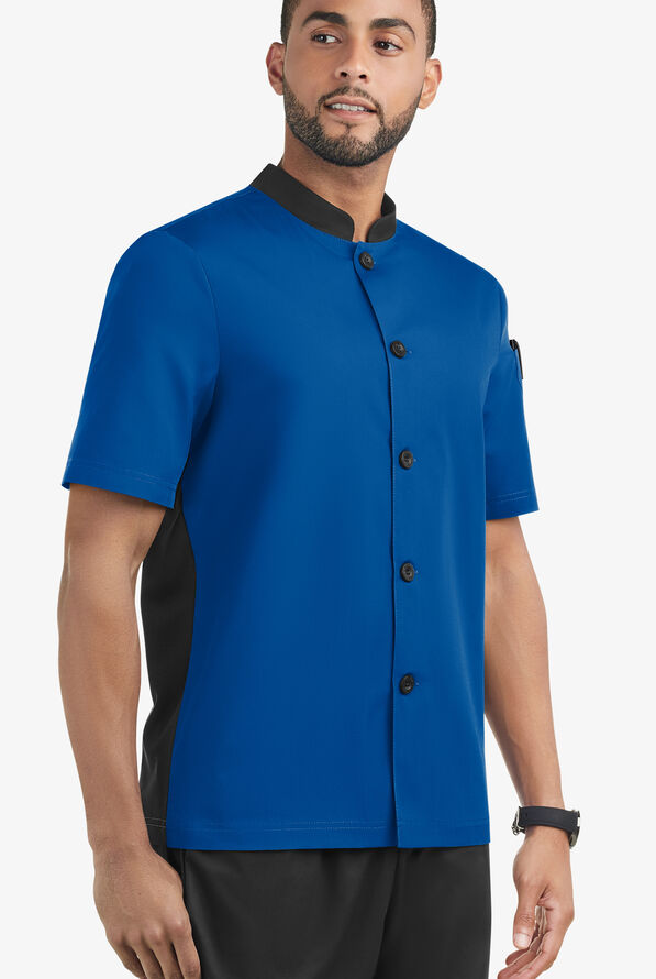 Men's Short Sleeve Single Breasted Chef Coat, Men's Chef Coats