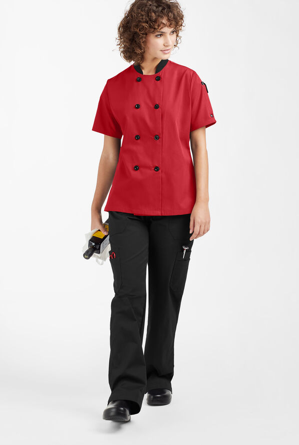 Women's Lightweight Chef Jacket Double Breasted Chef Coats