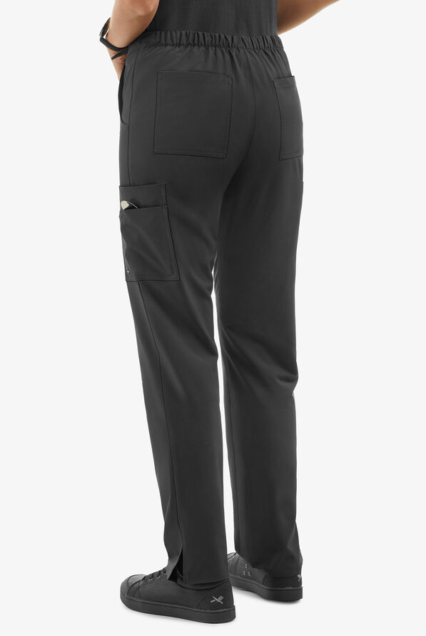 Pantalón de gastronomía CHEF PERFORMANCE STRETCH con 11 bolsillos y cordón para mujer - Black - 2