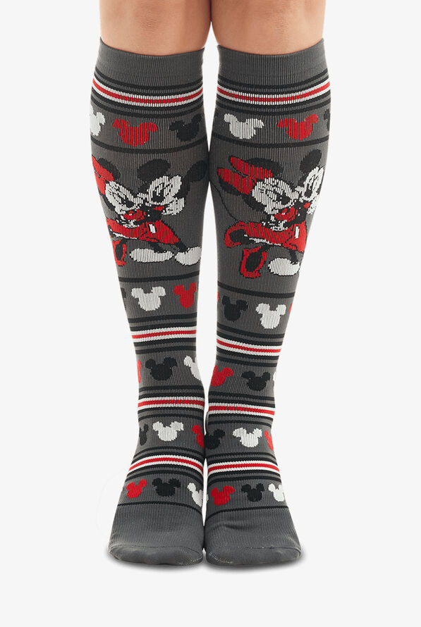 UA Exclusive Cherokee Tooniforms Cutest Couple Women's 10-15 mmHg Light Compression Socks - null - 1