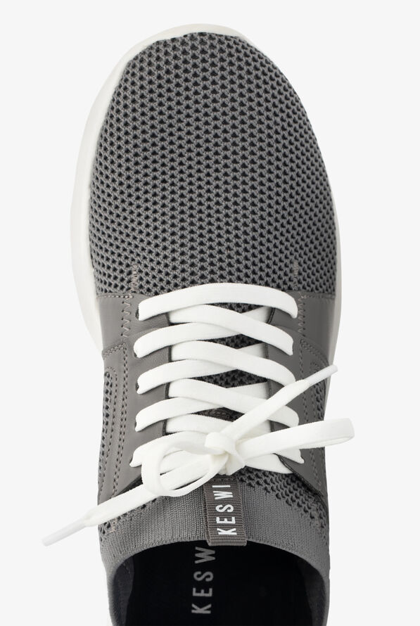Zapatillas deportivas KESWI Gray/White con cordones para mujer - null - 2