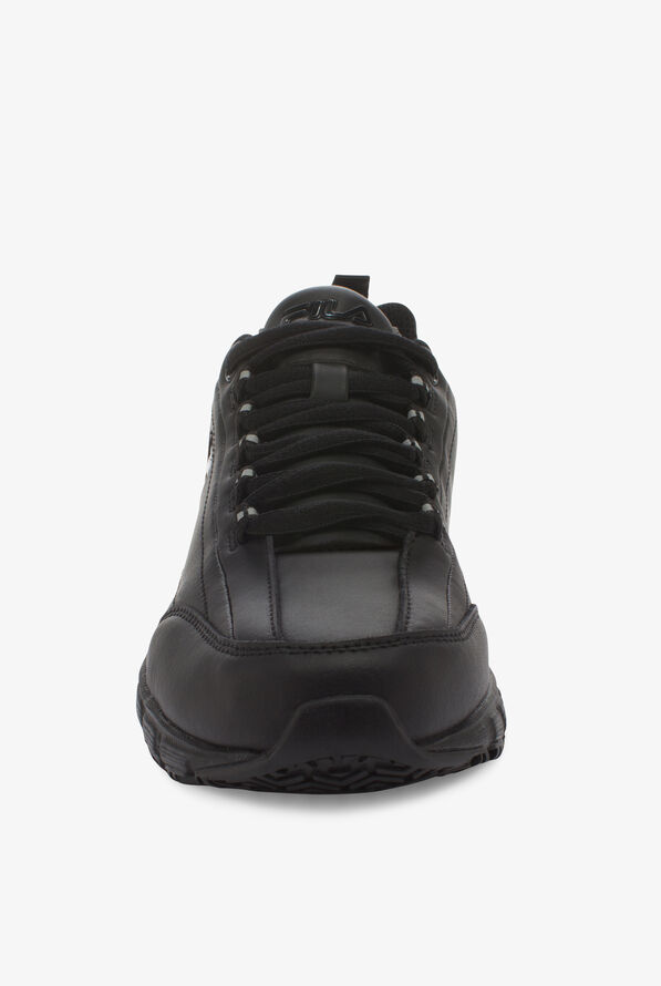 FILA Women's Radiance Athletic Lace Up Shoes - Black - 3