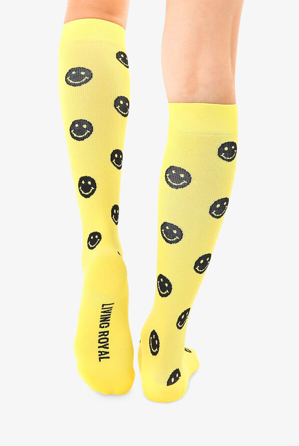 Living Royal Smiley Women's 15-20 mmHg Moderate Compression Socks - null - 2