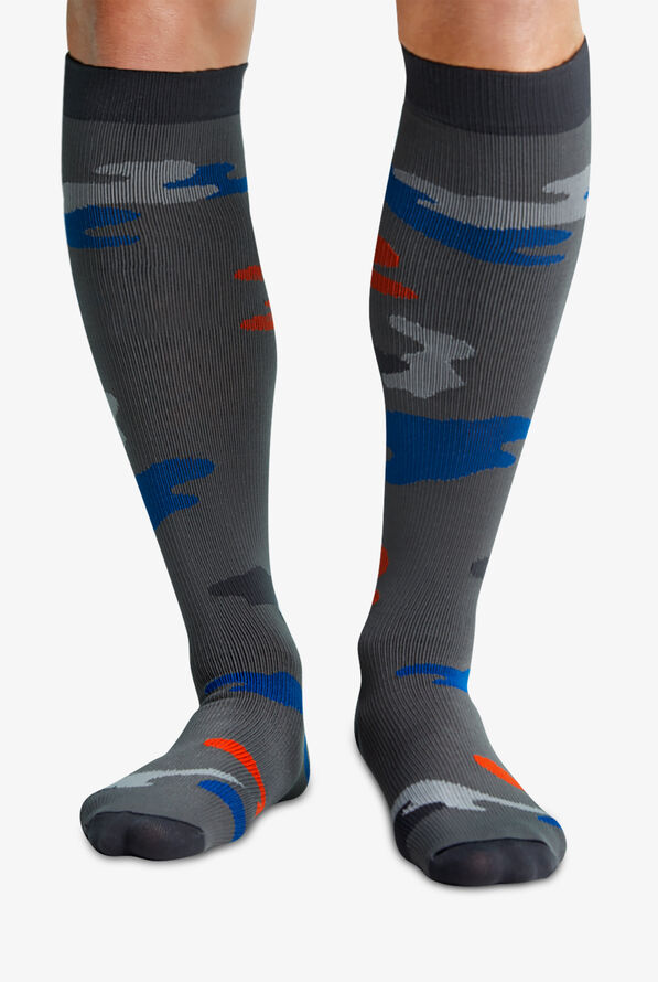 Cherokee Camo Craze Men's 8-12 mmHg Light Compression Socks - null - 1