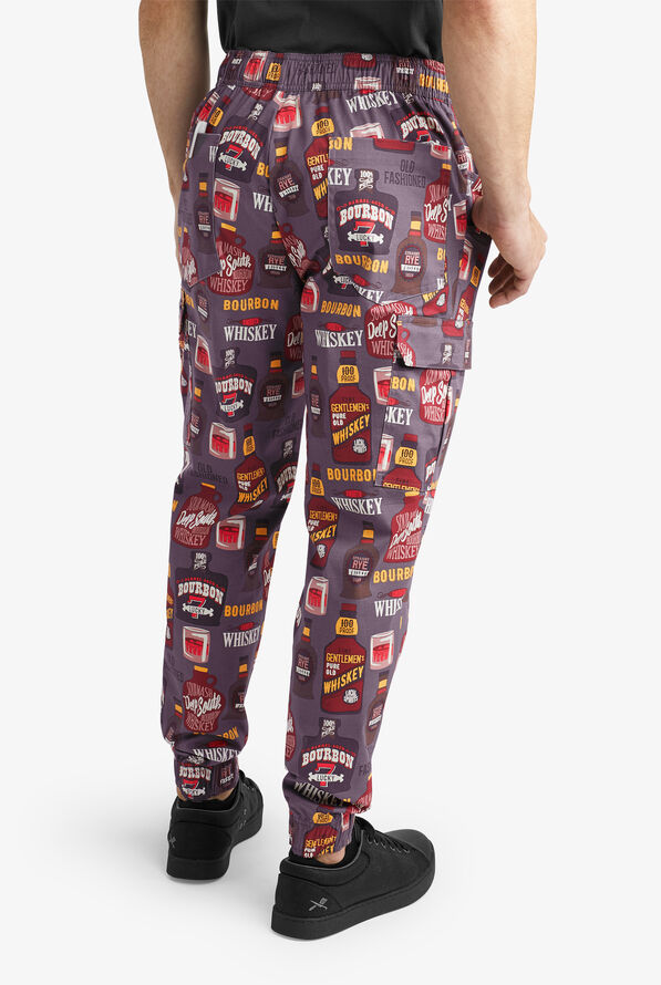 CHEF 360 Bourbon & Whiskey Men's 7-Pocket Utility STRETCH Chef Jogger - null - 4